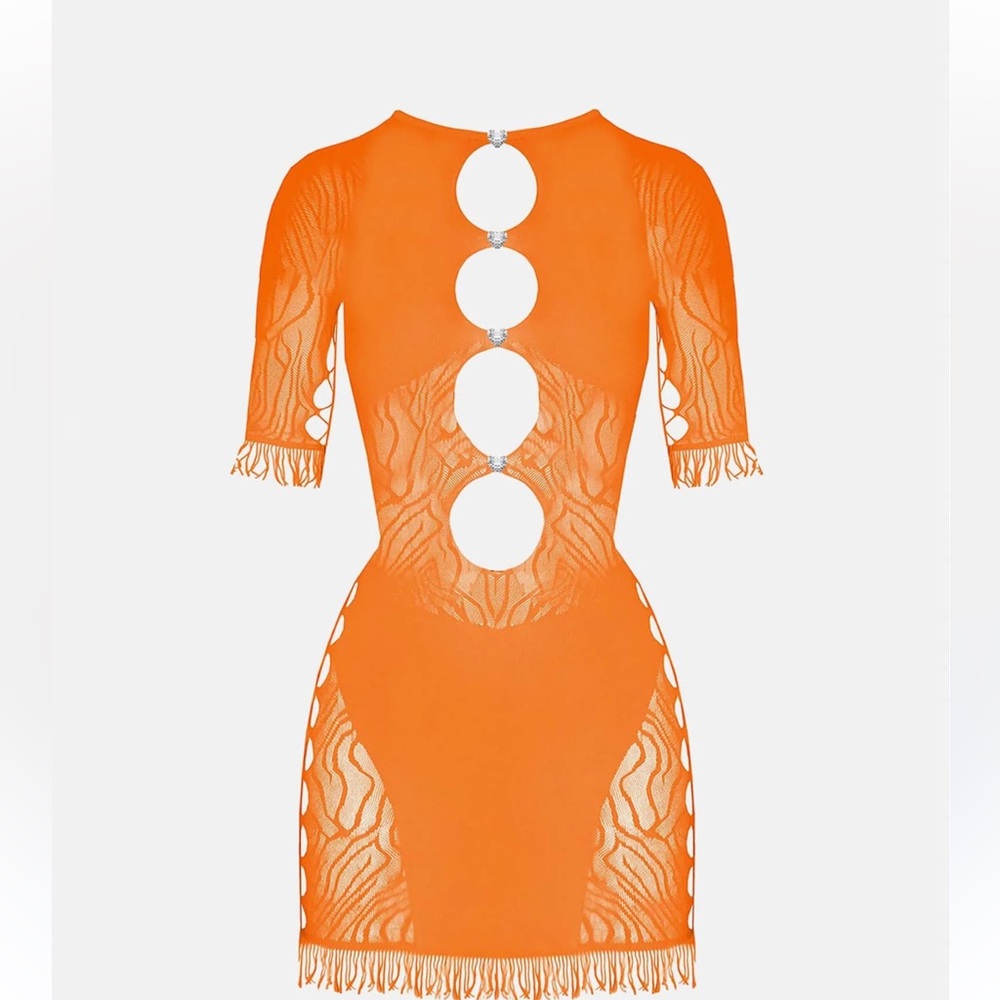 Poster Girl Orange Miranda Dress